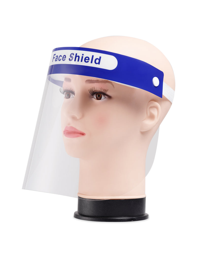 Gesichtsschutz mit elastischem Kopfband